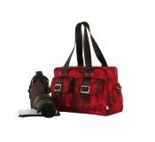 Bolso Carry Oioi All - Red Vintage - Brown Lining