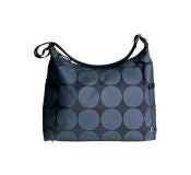 Bolso Hobo Charcoal Dot - Lime Lining