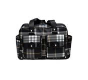 Bolso Oioi Black Check Carry All