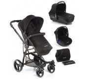Cochecito 3 Piezas Be Cool Bandit Cocoon Zen Black vs Marfil