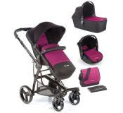 Cochecito 3 Piezas Be Cool Bandit Nidus Love Purple vs Red