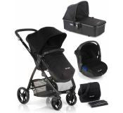 Cochecito 3 Piezas Be Cool Slide 3 Top Zen Black vs Marfil