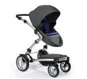 Cochecito Mima Kobi Chasis Gris Soft Pack Gris/ Azul Cobalto
