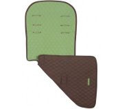 Colchoneta Reversible Maclaren Eco Walnut-marsh Green