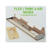 Extension De Barrera Babydan Flex - Park A Kid Negra 1 Unidad De 20cm